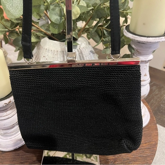 Vintage The Sak Elegant Black Handbag - Picture 5 of 7